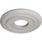 Ekena Millwork Classic Ceiling Medallion (Fits Canopies up to 7 1/4"), 12 3/8"OD x 4"ID x 1 1/8"P, Ultra Pure White CM12CLUWF - alternate 2